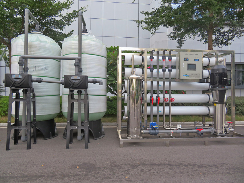 10噸/小時反滲透凈水水設備,印染廠用反滲透軟化水設備
